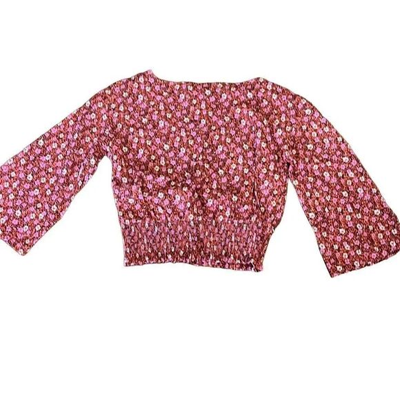 Ann Taylor elastic trim Blouse size medium - Picture 3 of 4